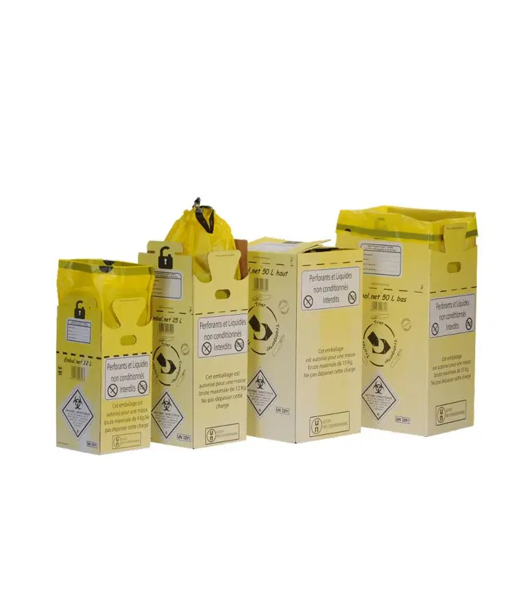 CAISSE CARTON HOSPITALIER 25L  /10 Paquet