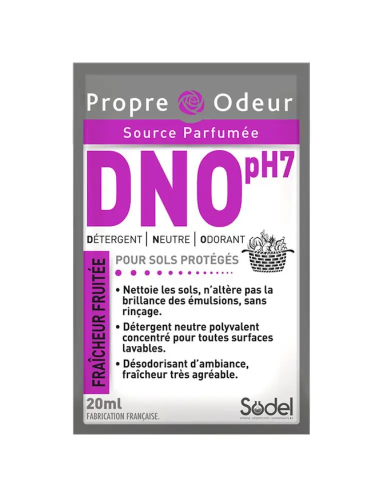 Détergent Neutre Fruité DNO pH7 /250x20ml
