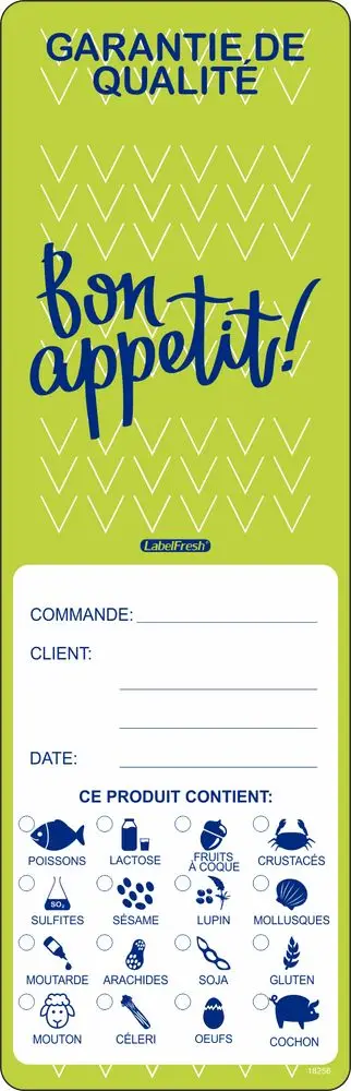 LabelFresh Perm.250labels-Garant.qualit.av.allerg.