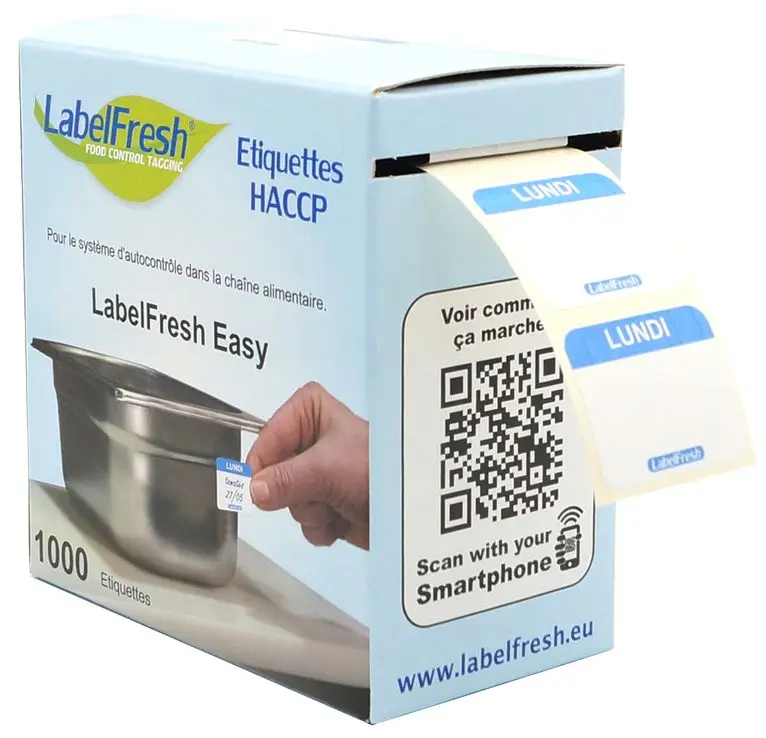 LabelFresh Easy - 1000 labels - lundi