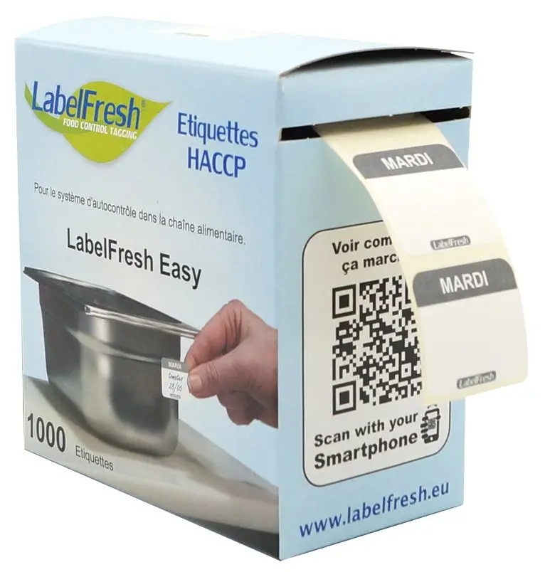 LabelFresh Easy - 1000 labels - mardi