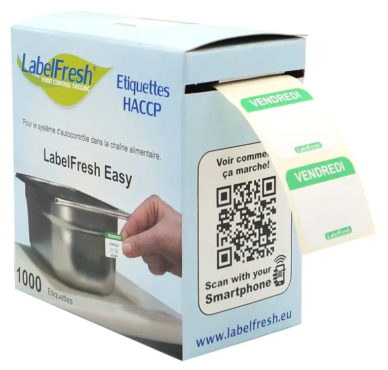 LabelFresh Easy - 1000 labels - vendredi