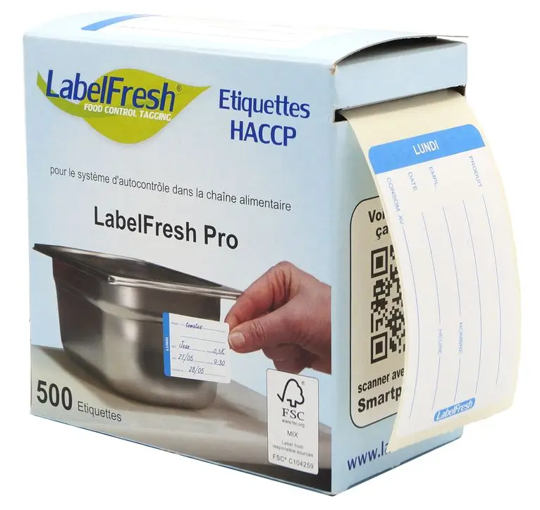 LabelFresh Pro - 500 labels - lundi