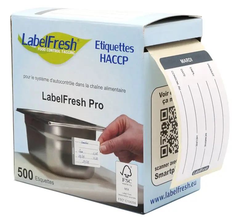 LabelFresh Pro - 500 labels - mardi