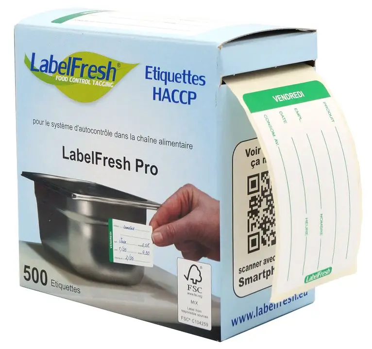 LabelFresh Pro - 500 labels - vendredi