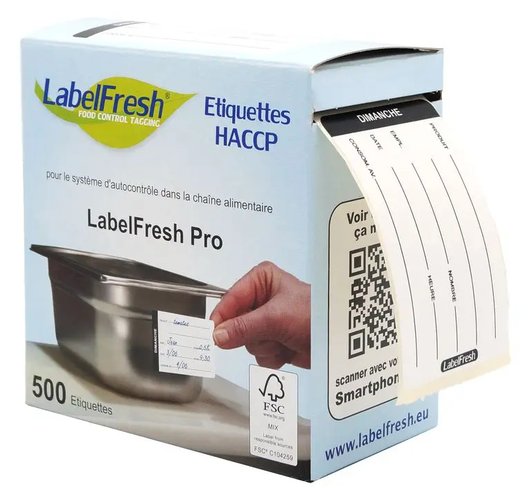 LabelFresh Pro - 500 labels - dimanche