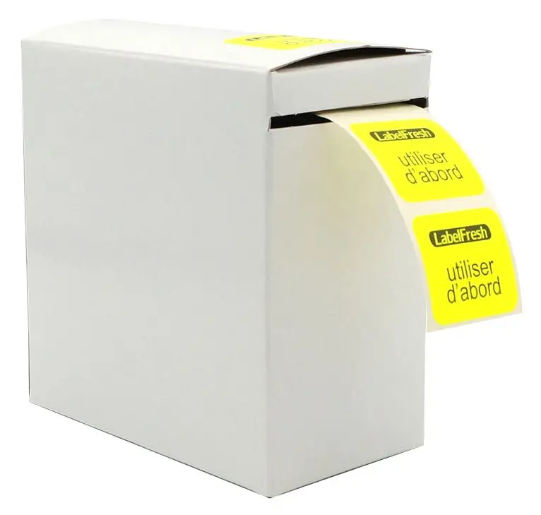 LabelFresh Warning - 1000 labels - d'abord