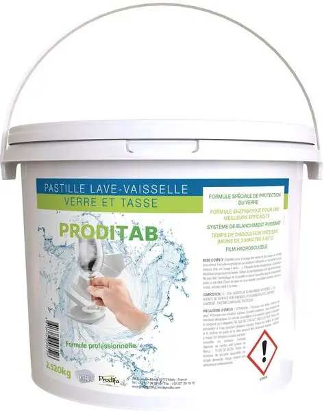 Tablettes Lessives Verres et Tasses /150