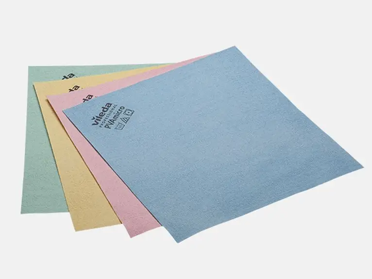 Lavettes PVA Microfibre Jaune 35x38 /5