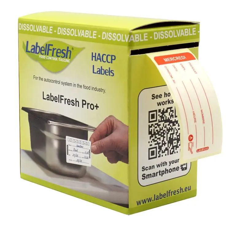 250 LabelFresh Pro Dissolvable -30x60mm-Mercredi