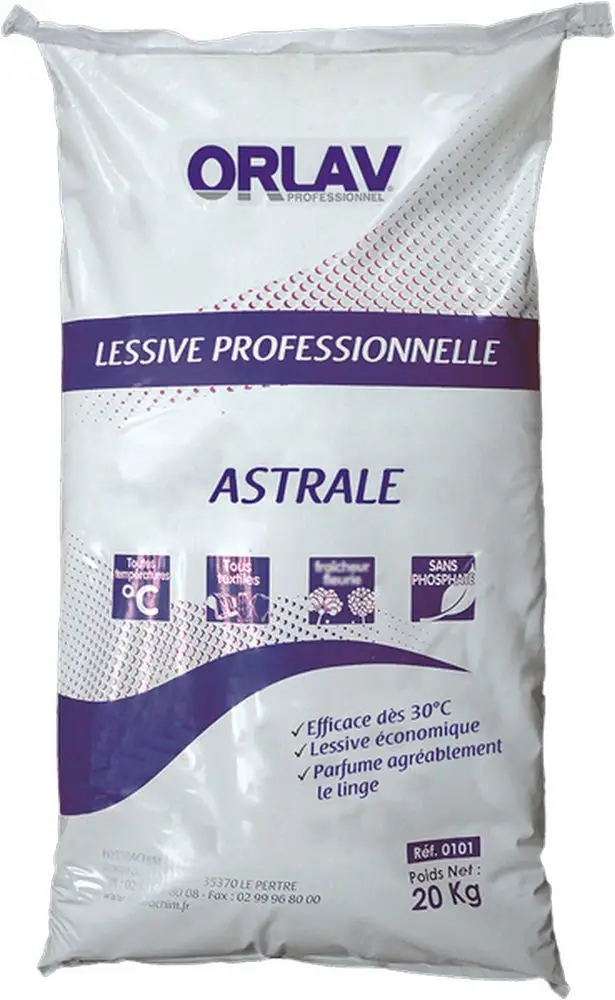 Lessive Fraîcheur Astrale /20kg