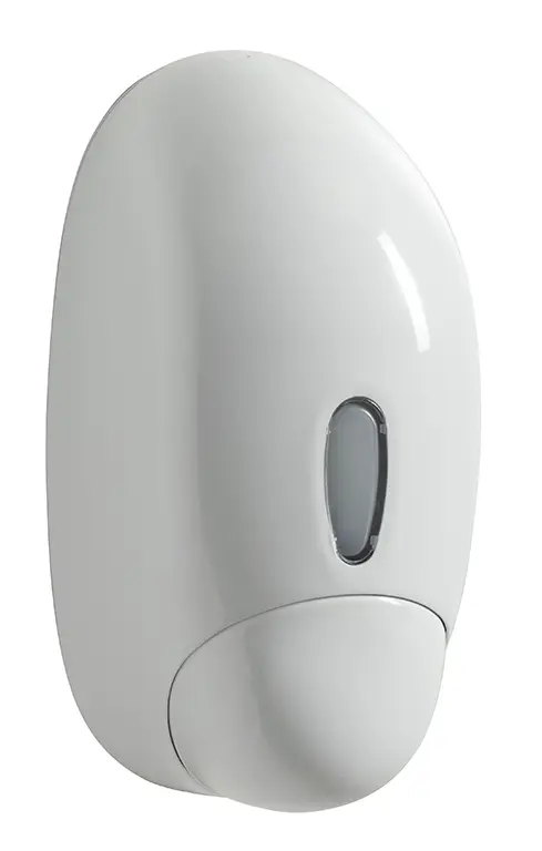 Distributeur Savon 1l ABS Blanc Brossé