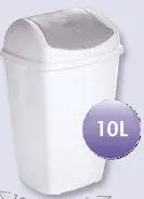 Poubelle Couvercle Bascule /10l