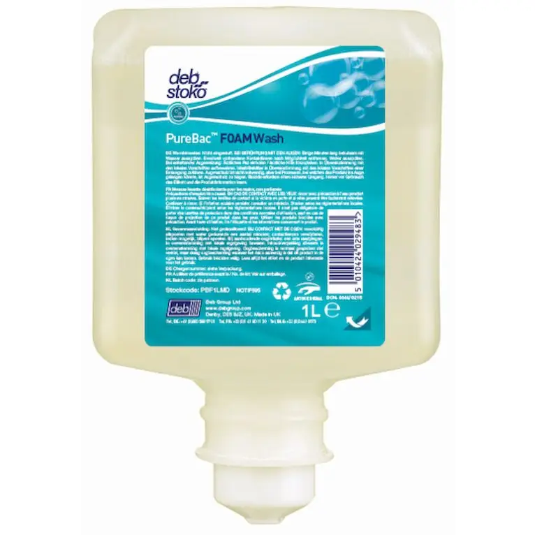Mousse Lavante Antimicrobienne Purebac /1l
