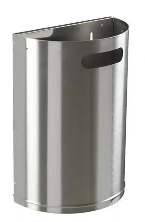 Corbeille décrochable murale Arkea Inox Brossé /20l