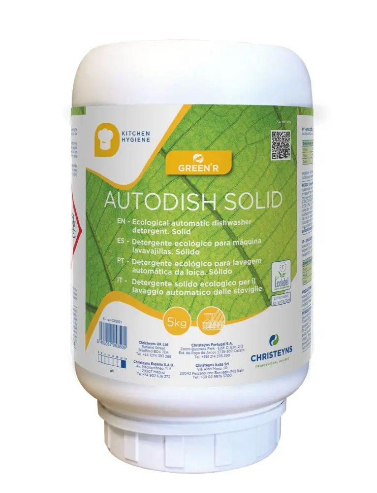 Détergent Lave-Vaisselle Automatique GreenR Autodish Solid /5kg