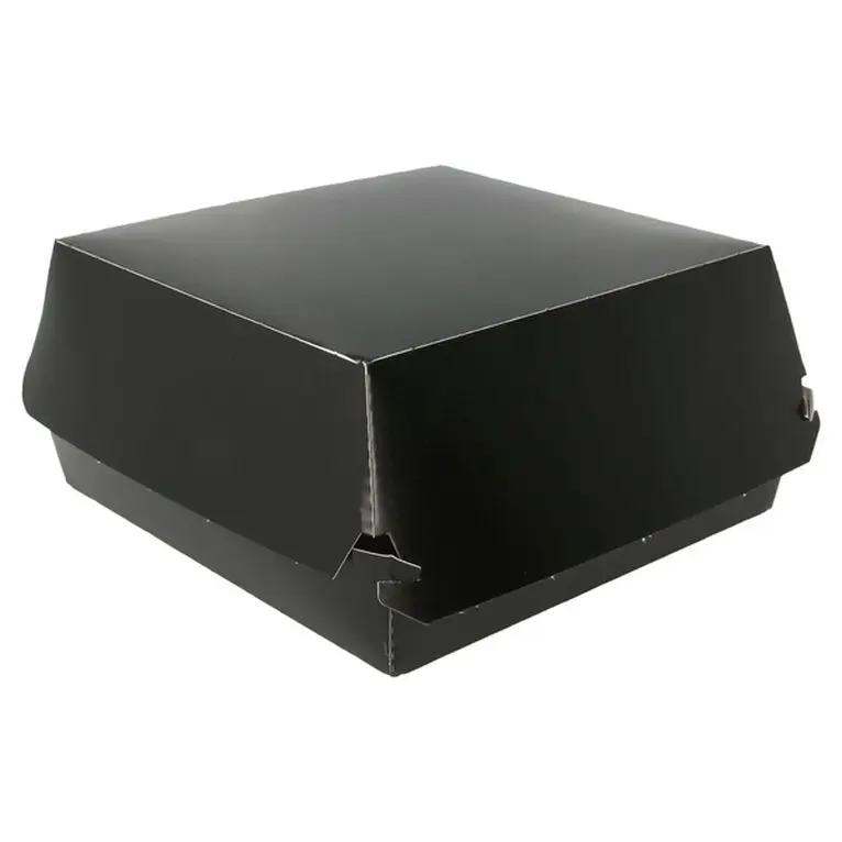 Boite hamburger Noire / 50