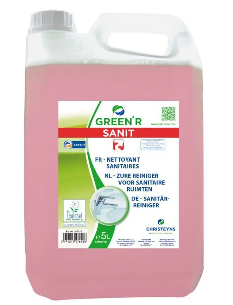 Nettoyant Sanitaire GreenR Sanit /5l