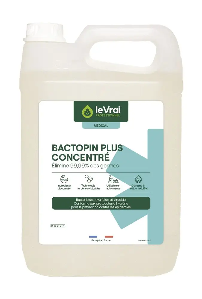 Désinfection des sols Bactopin+ Concentré /5l