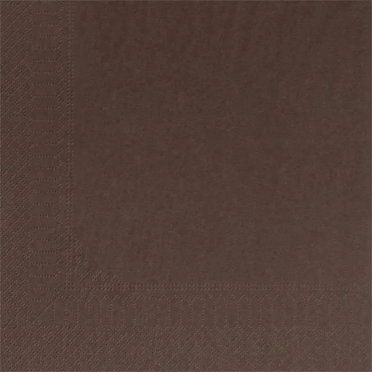 Serviette 30x39 Ouate Chocolat /100