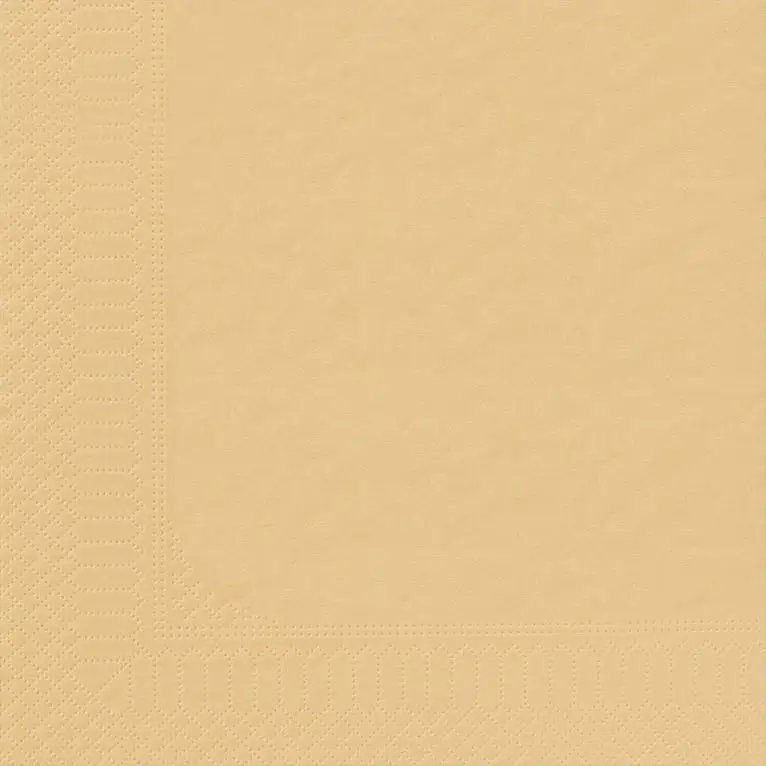 Serviettes de table Vanille Ouate 30x39 /100