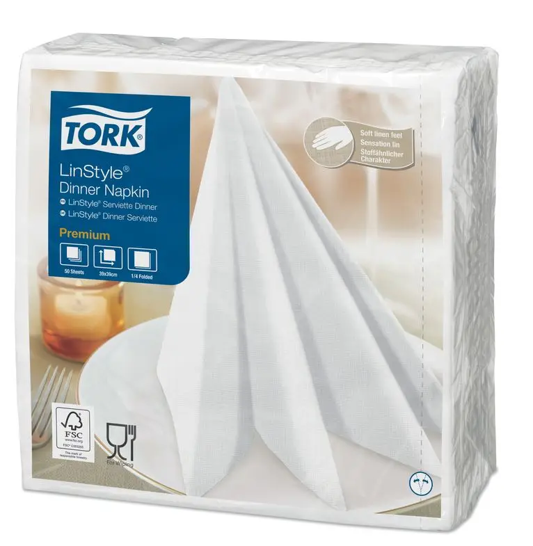 Serviette 39x39 Vs Blanc /50