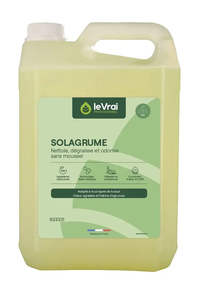 Nettoyant Dégraissant Odorisant Solagrume /5l