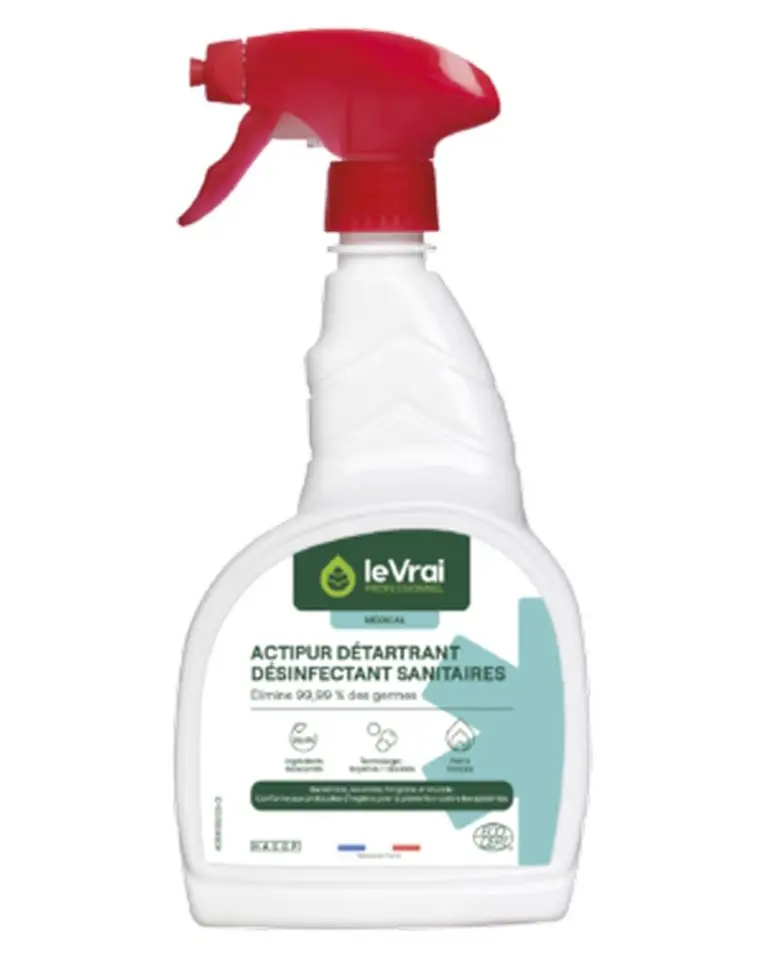 Le Vrai Médical Actipur Détartrant Désinfectant Sanitaires PAE /750ml