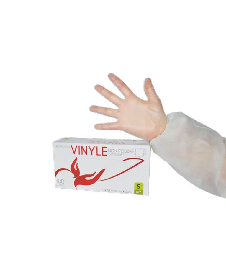 Gants Vinyl Non Poudrés Taille XL /100