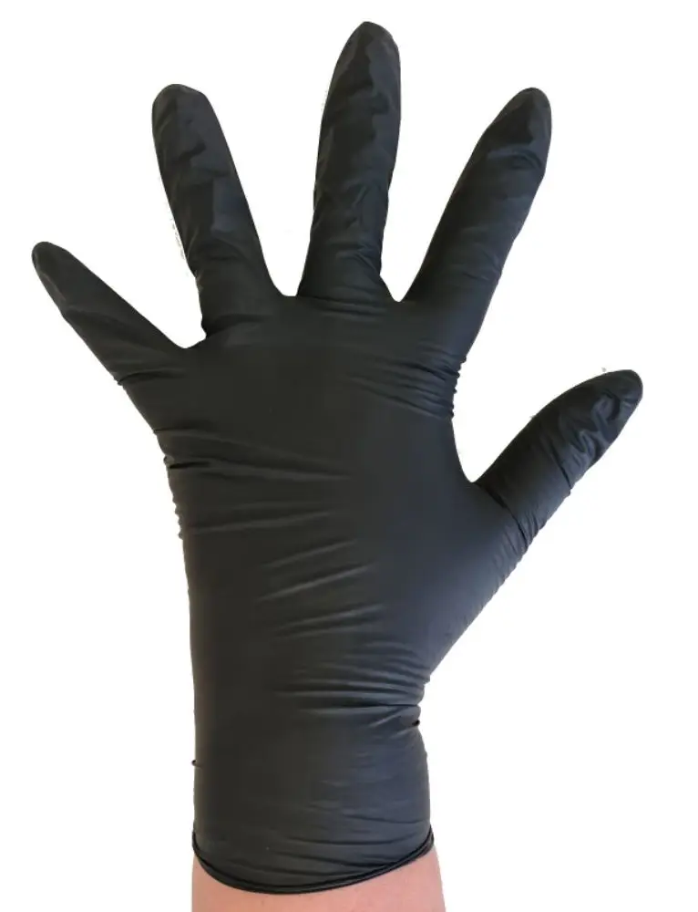 Gants Vinyle Nitrile Noir TS /100