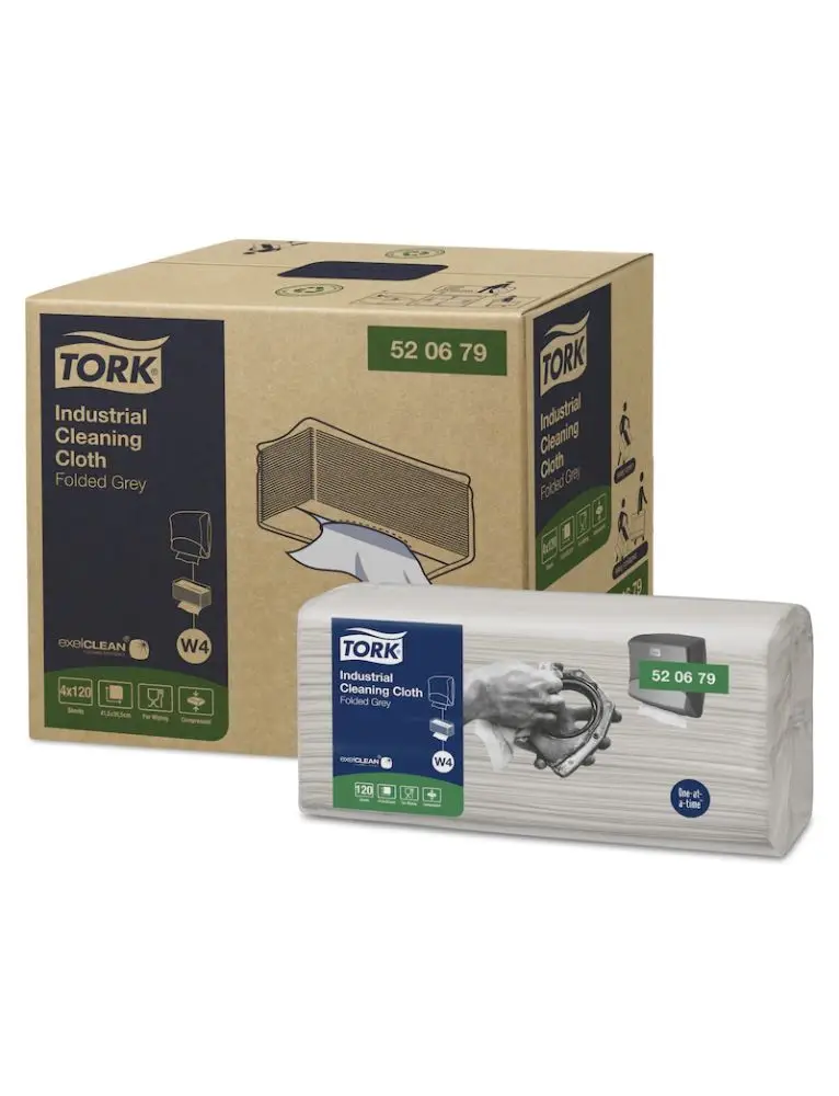 TORK PREMIUM 520 W4 TOPPACK GRIS 120F 41,5X35 NET. INDUSTRIELPaquet