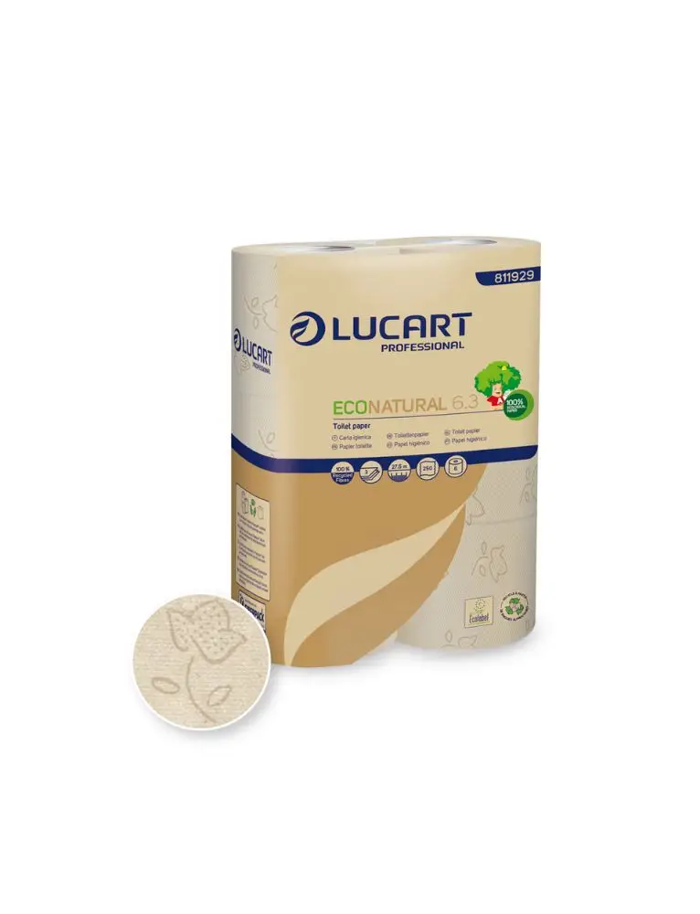 Papier Hygiénique Econatural 6.3 /30 Rlx