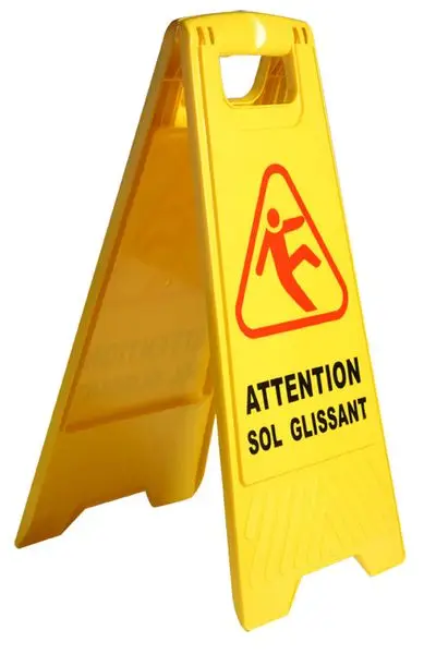 Panneau Signalisation "Sol Glissant"