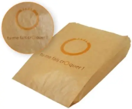 SACS CROISSANTS KRAFT BRUN N°6 /1000