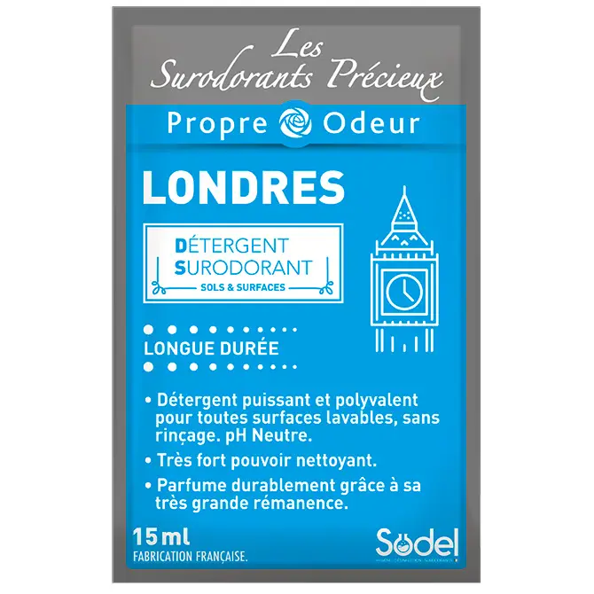 Détergent Surodorant Londres /250 doses 15ml