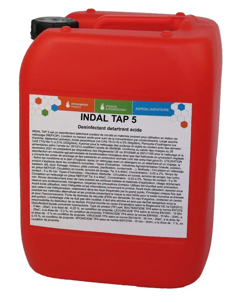 INDAL TAP 5 22KG désinfectantBidon