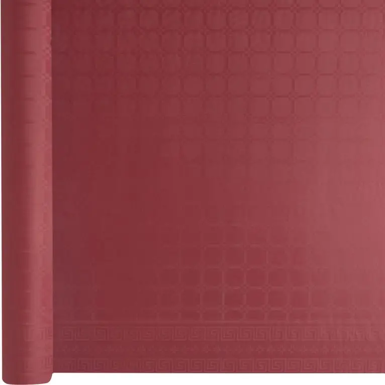 Nappe Damassée Bordeaux Rouleau /1m20x50m