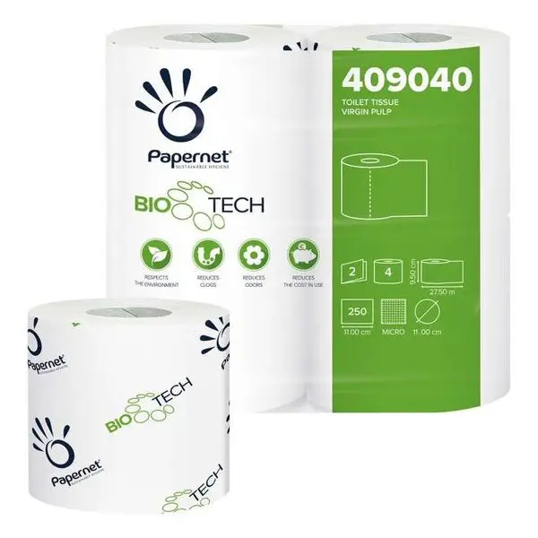 Papier toilette BioTech Individuel 250 feuilles /96