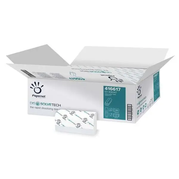 Essuie-Mains Pli en Z Dissolve Tech 200 feuilles /20