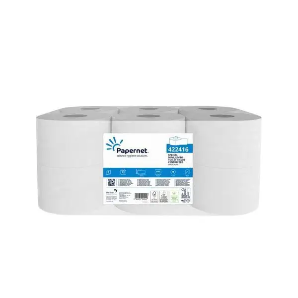 Papier Toilette Maxi Jumbo 210m Dévidage Central /12