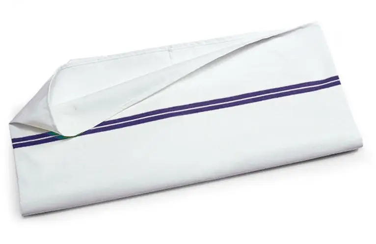 Sac à Linge Blanc Bande Bleue /70l