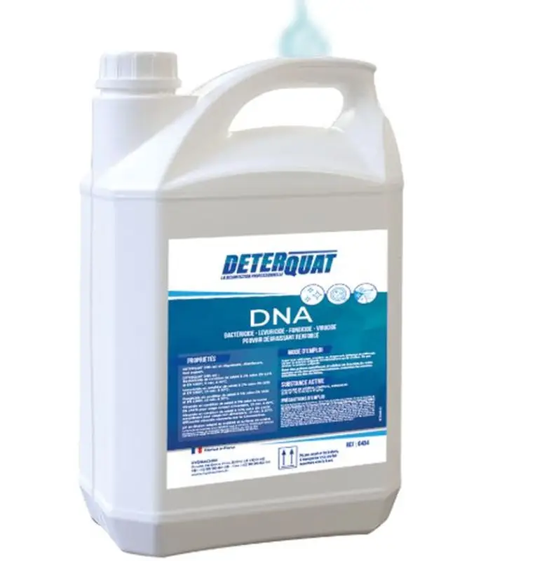Dégraissant Désinfectant Chloré Alimentaire Deterquat DNA /5l