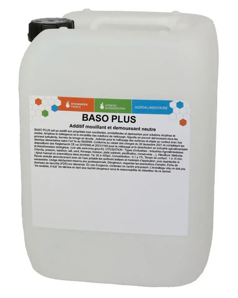 Alcalin fort moussant en soude pour four et friteuses BASO PLUS /20kg