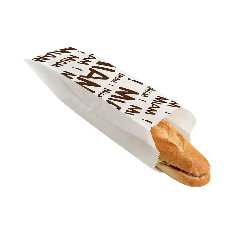 Sacs Sandwich Kraft Blanc "Miam" /1000